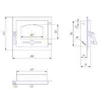Дверцы для печи